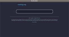 Desktop Screenshot of coating.org